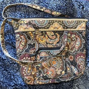 Vera Bradley Glenna Satchel Cotton Tote